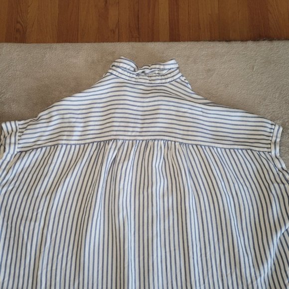 Madewell Central Shirt Dalton Stripe size small - Picture 9 of 15